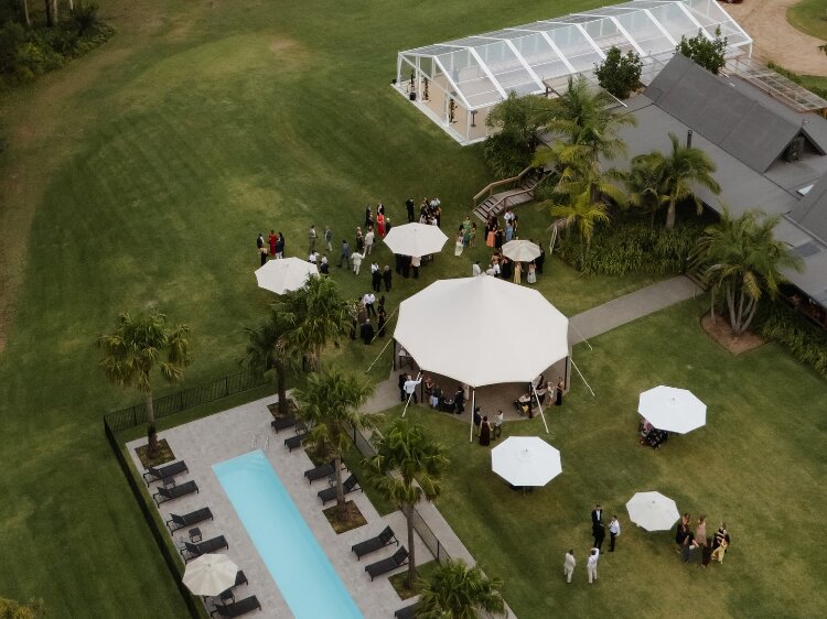 5 Star marquee wedding venue at Bawley Point NSW
