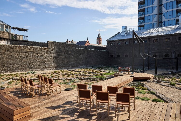 Amazing wedding ceremony site at Chapter Place