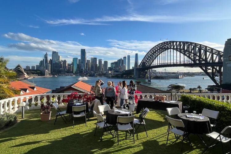 BYO catering drinks venue Sydney Harbour