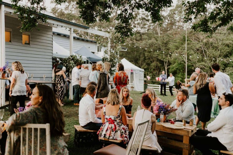 BYO catering wedding hall at Wyong Creek