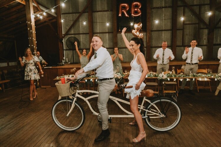 Barn reception space Coronation Hall