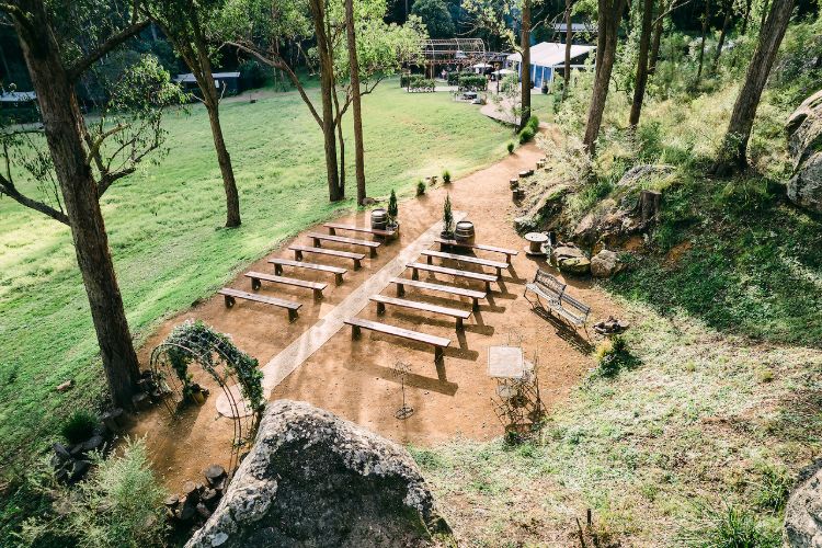 Beautiful wedding location in Wollombi in the Hunter Valley NSW