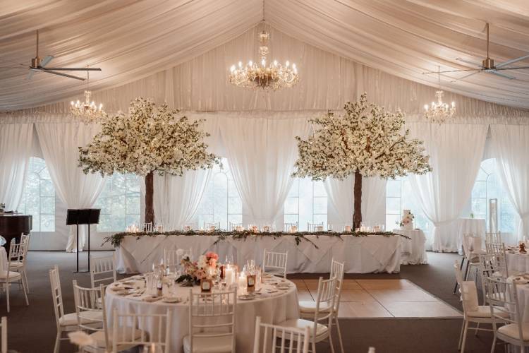Luxury wedding venue at a private garden estate in Blackheath