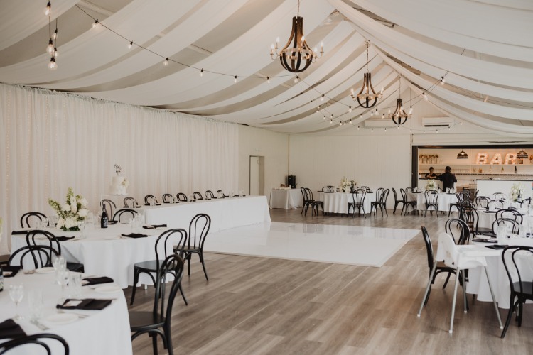 Marquee wedding venue at a private country estate near the Blue Mountains
