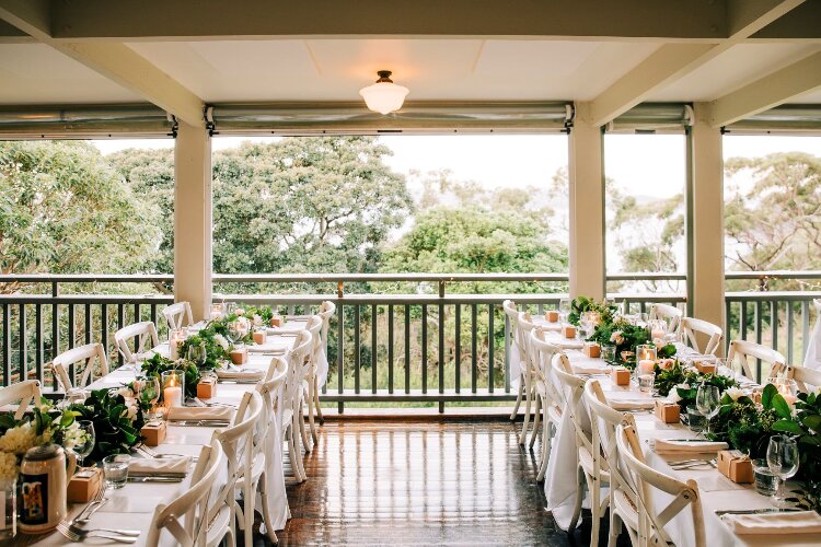 Burnt Orange Reception Space