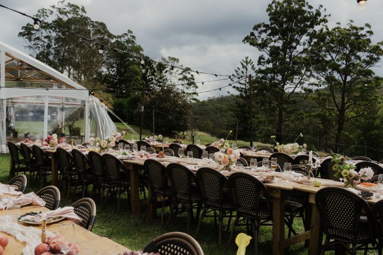 Chic rustic wedding location Leets Vale