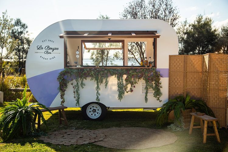 Caravan cocktail bar wheeled into a Bondi Beach venue