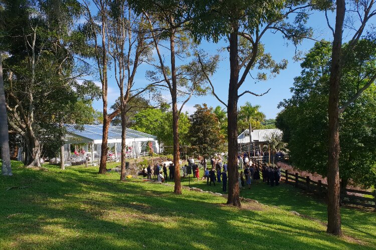 Coorabell Estate DIY Wedding Marquee