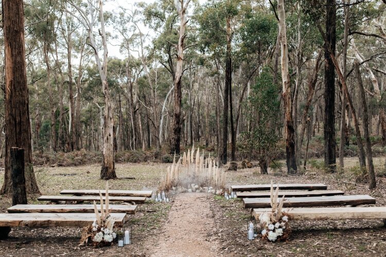 Country Victoria wedding venue Burrow