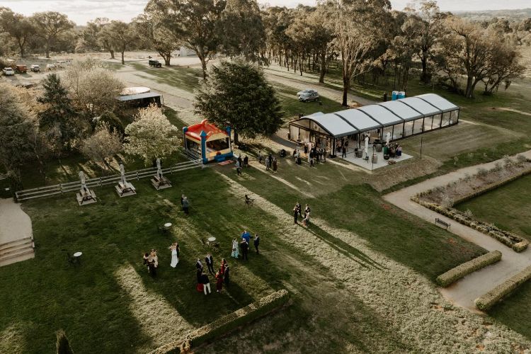 Marquee wedding venue near Bathurst