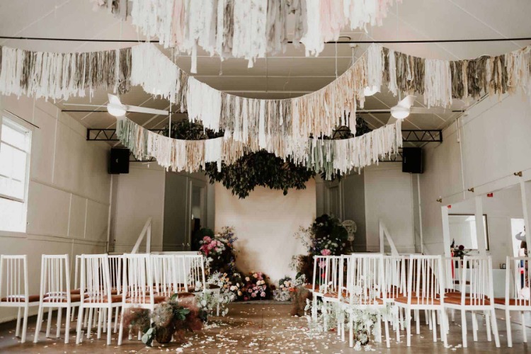 DIY wedding hall at Wyong Creek NSW