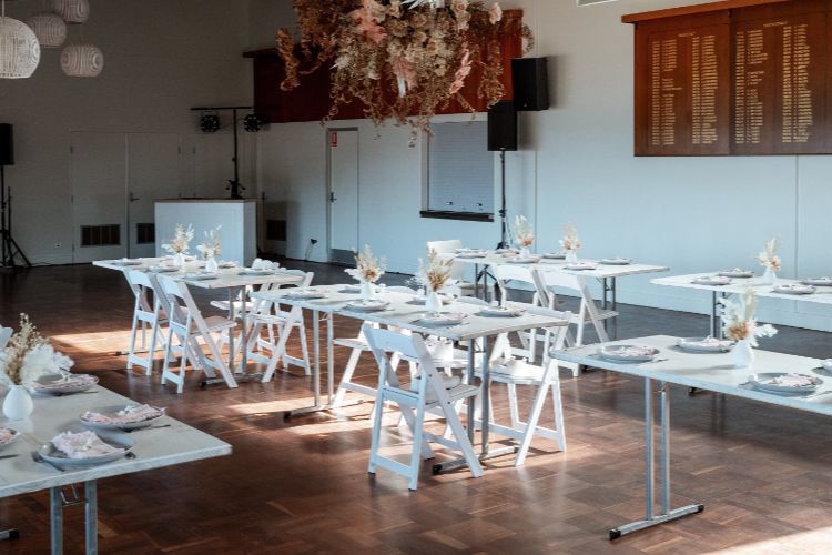 DIY wedding reception at Killcare Surf Club
