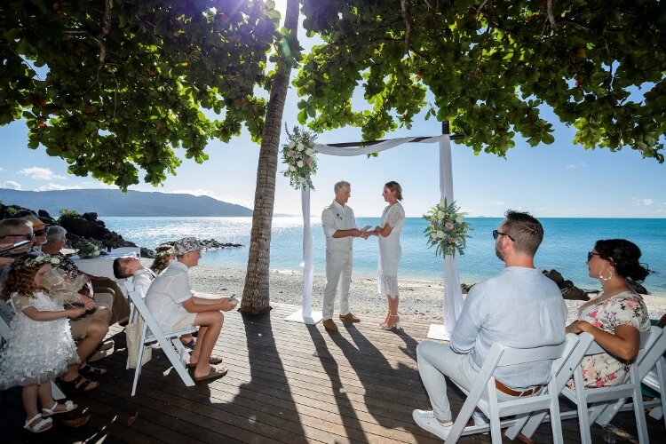 Daydream Island Beach Elopement