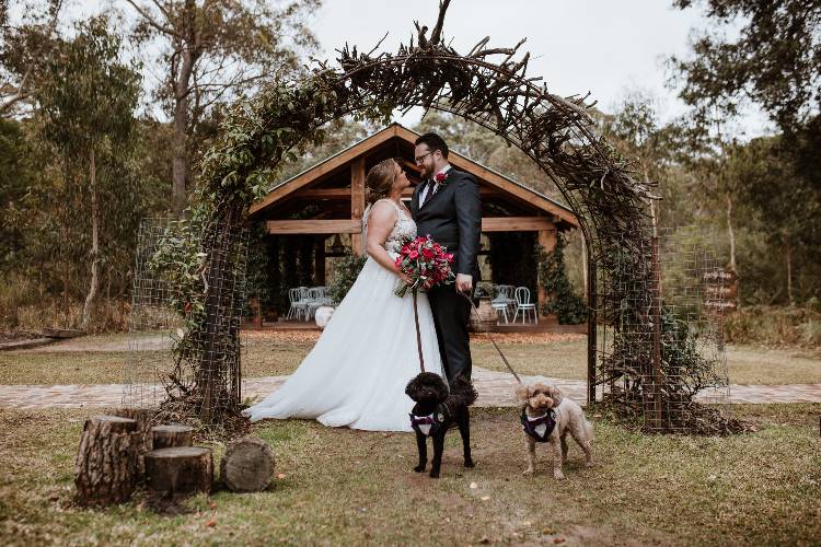 Dog friendly wedding destination in Jervis Bay