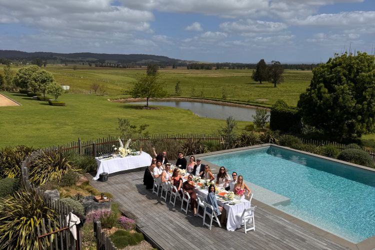 Elopement venue with swimming pool near Bowral