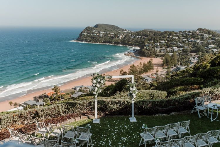 Elopement venue Whale Beach