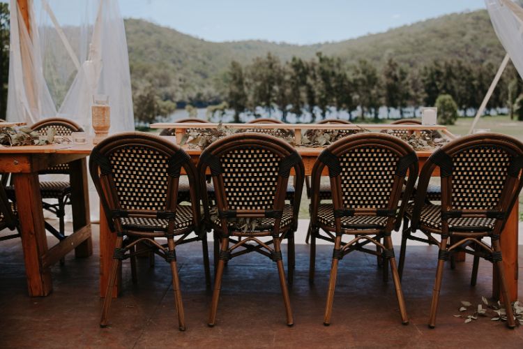 Exclusive outdoor wedding venue in Blue Mountains wilderness