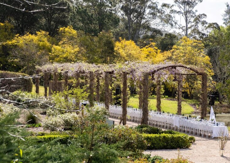 Farm wedding venue in country gardens