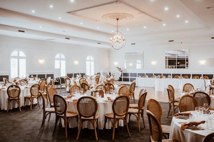 The Ballroom reception venue at The Olive Grove in Forresters Beach
