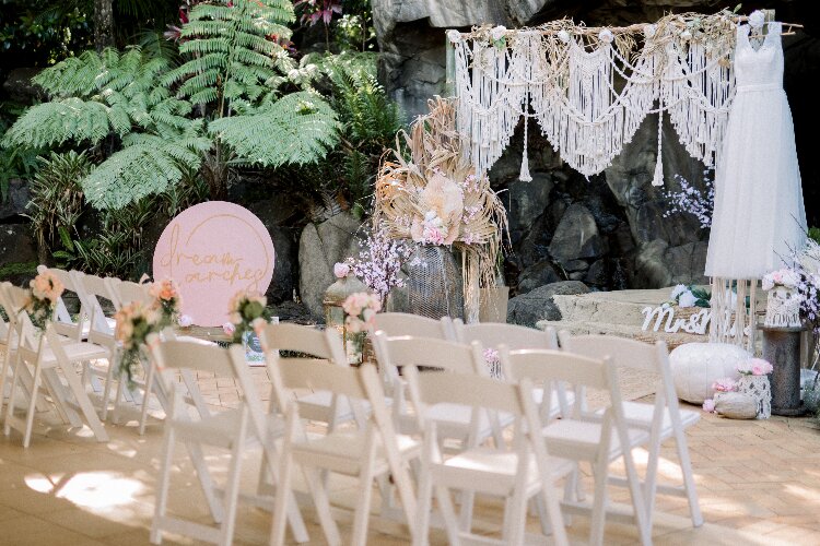 Grotto wedding ceremony space Shambala