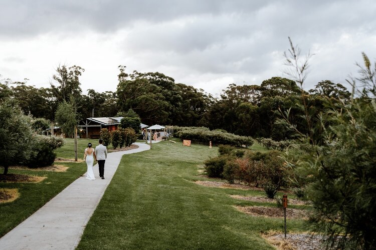 South Coast wedding venue with beautiful grounds at Growwild Wildflower Farm