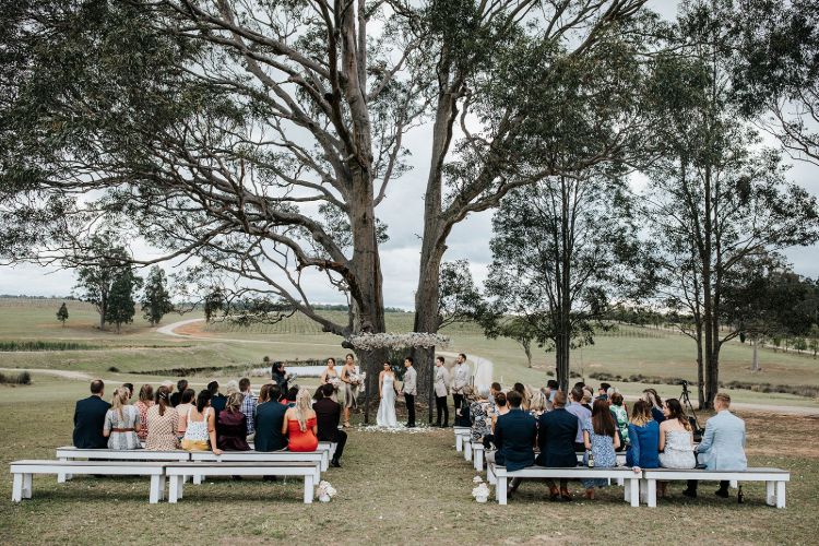 Hunter Valley wedding destination at Squires Vineyard