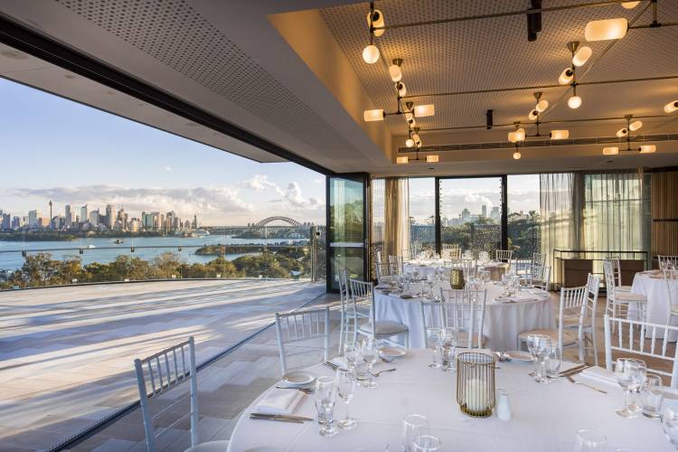 Indoor outdoor wedding venue at Taronga Zoo Sydney