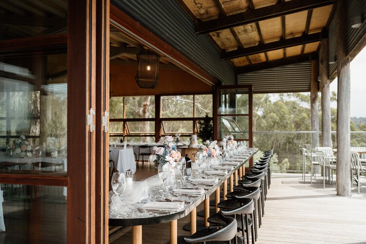 Intimate reception venue Mimosa Wines
