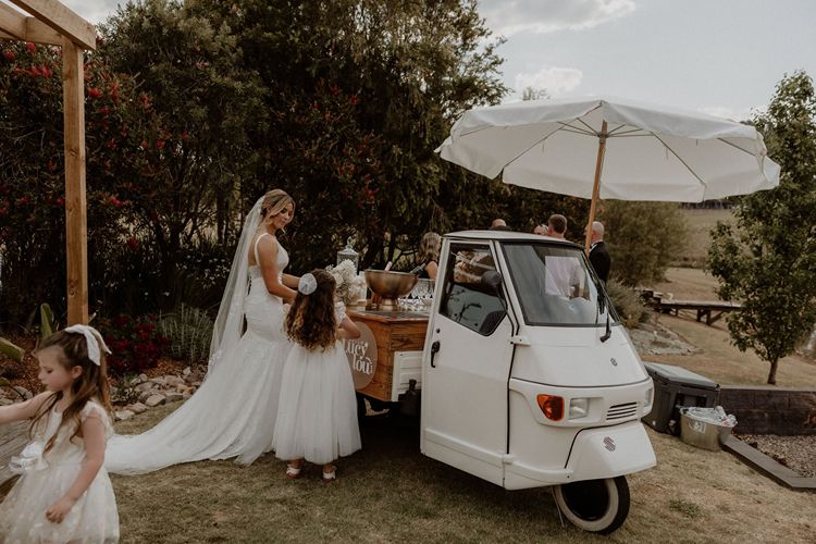 Italian Piaggio Cocktail Bar On Wheels