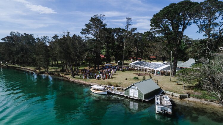 Homestead Wedding Venue situated on the Sussex Inlet waterway