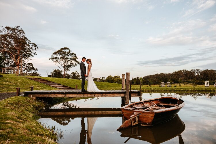 Lakefront wedding venue Berry