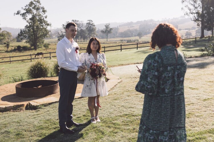 Last minute wedding ceremonies Wallaringa