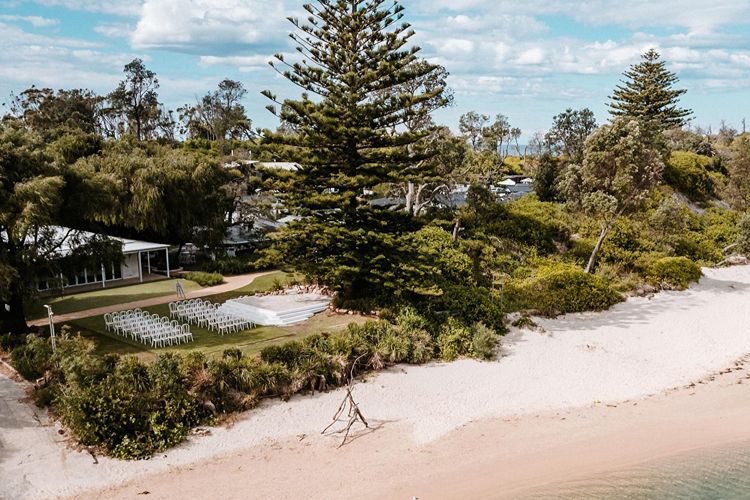 Luxury beachfront wedding destination in Jervis Bay NSW