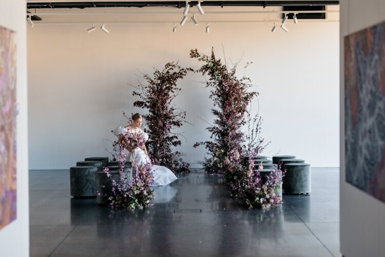 Luxury wedding venue at The Hubert Gallery of Art