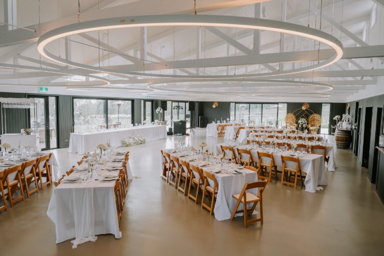 Elegant reception venue at La Pera Estate