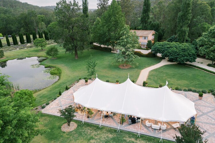 Marquee wedding location Wollombi