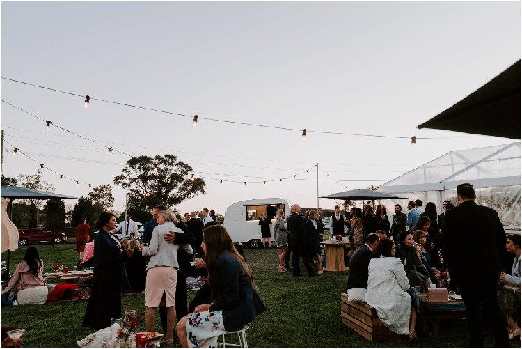 Marquee wedding site Mount Annan