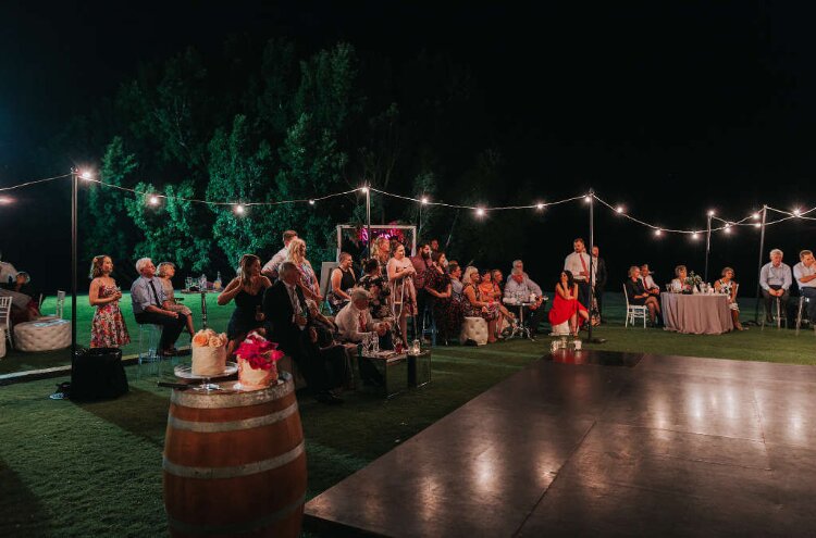 Outdoor Wedding Reception Australian Botanic Gardens