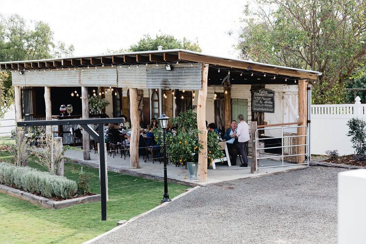 Outdoor wedding reception space QLD