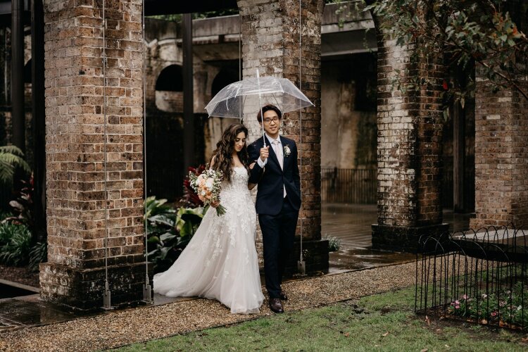 Paddington Reservoir Gardens wedding photo