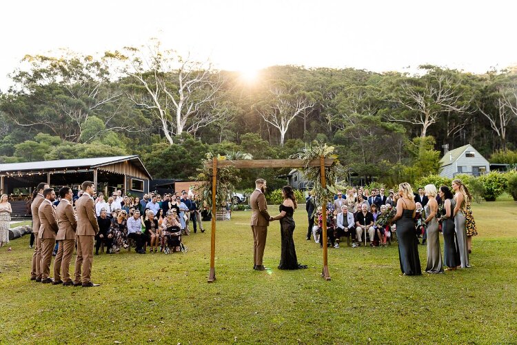 Popular wedding location Goolawah Retreat