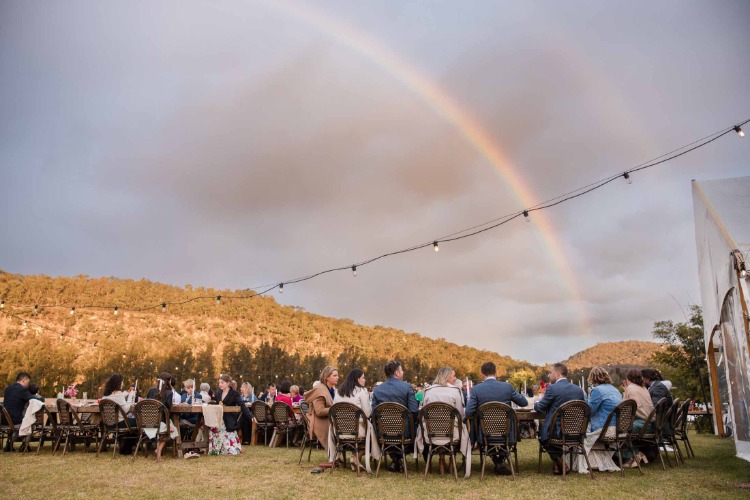 Private estate wedding venue outdoors at Berry Hill in Leets Vale NSW