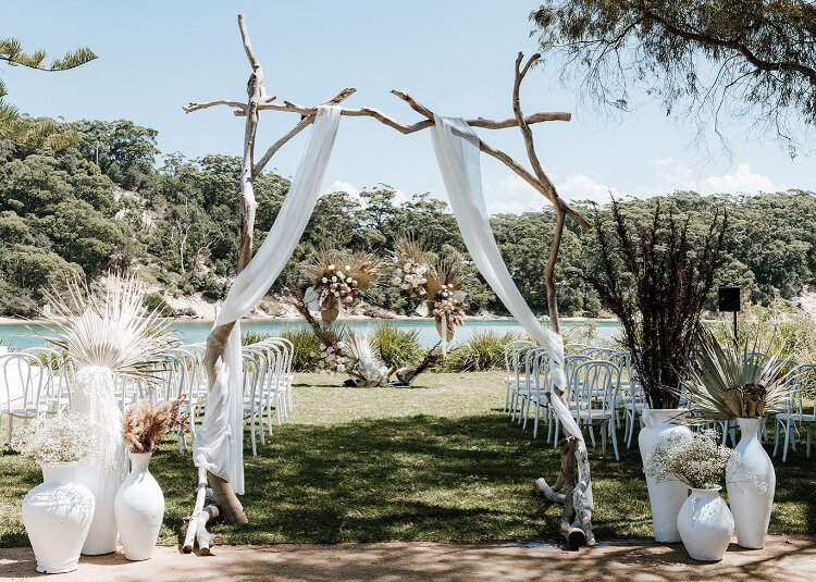 Small Beachfront wedding destination Jervis Bay