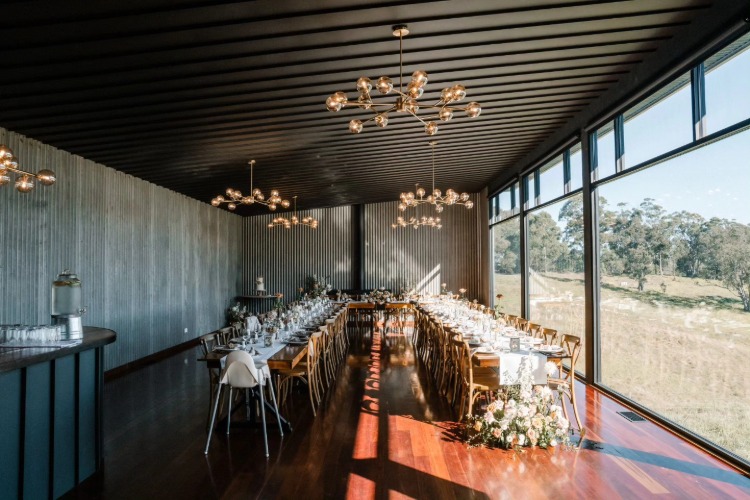 Small reception venue at Mali Brae Farm in Moss Vale NSW