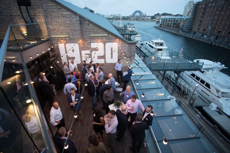 Small reception venue Sydney Harbour