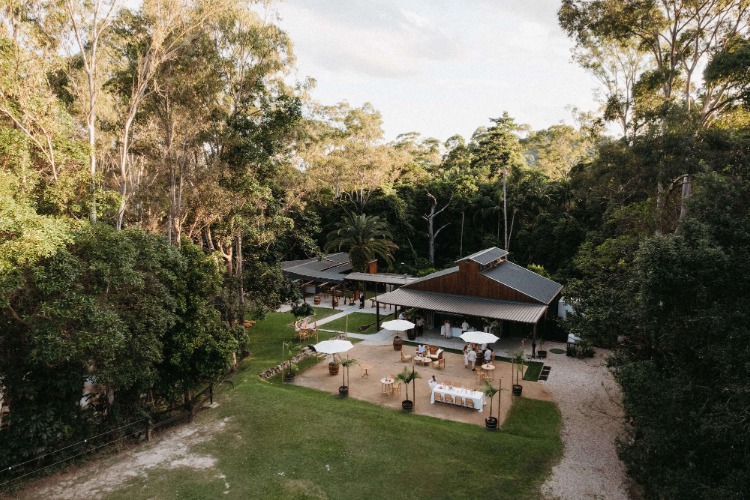 Sunshine Coast wedding location Palm Creek