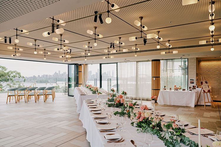 A unique ceremony & reception venue in a rooftop bar at Taronga Zoo