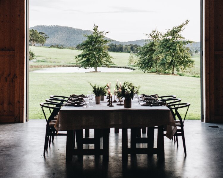 Unique wedding destination with a micro reception barn in Berry NSW