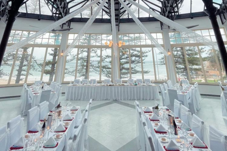 Waterfront reception venue in Terrigal