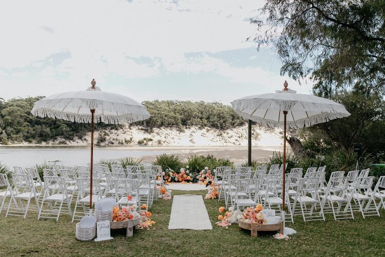 Waterfront wedding destination Jervis Bay